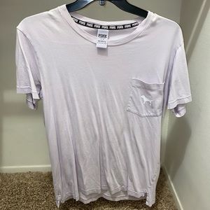 🧞‍♀️PINK Lavender Pocket Short-Sleeve T-Shirt🔮